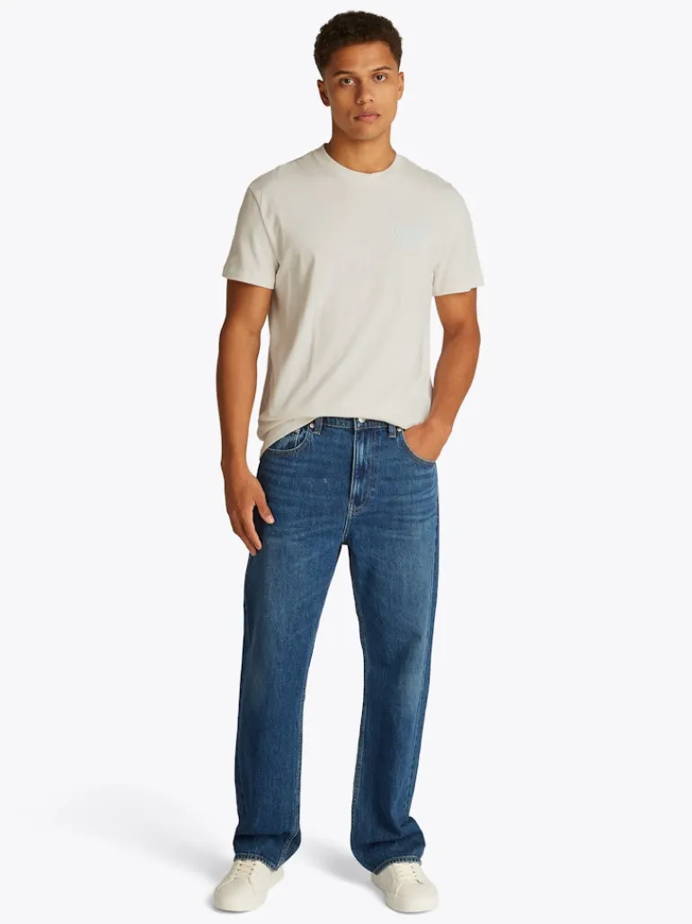 TJM REG BUBBLE BACK SS TEE EXT ancient white