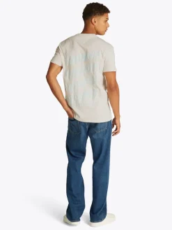 TJM REG BUBBLE BACK SS TEE EXT ancient white