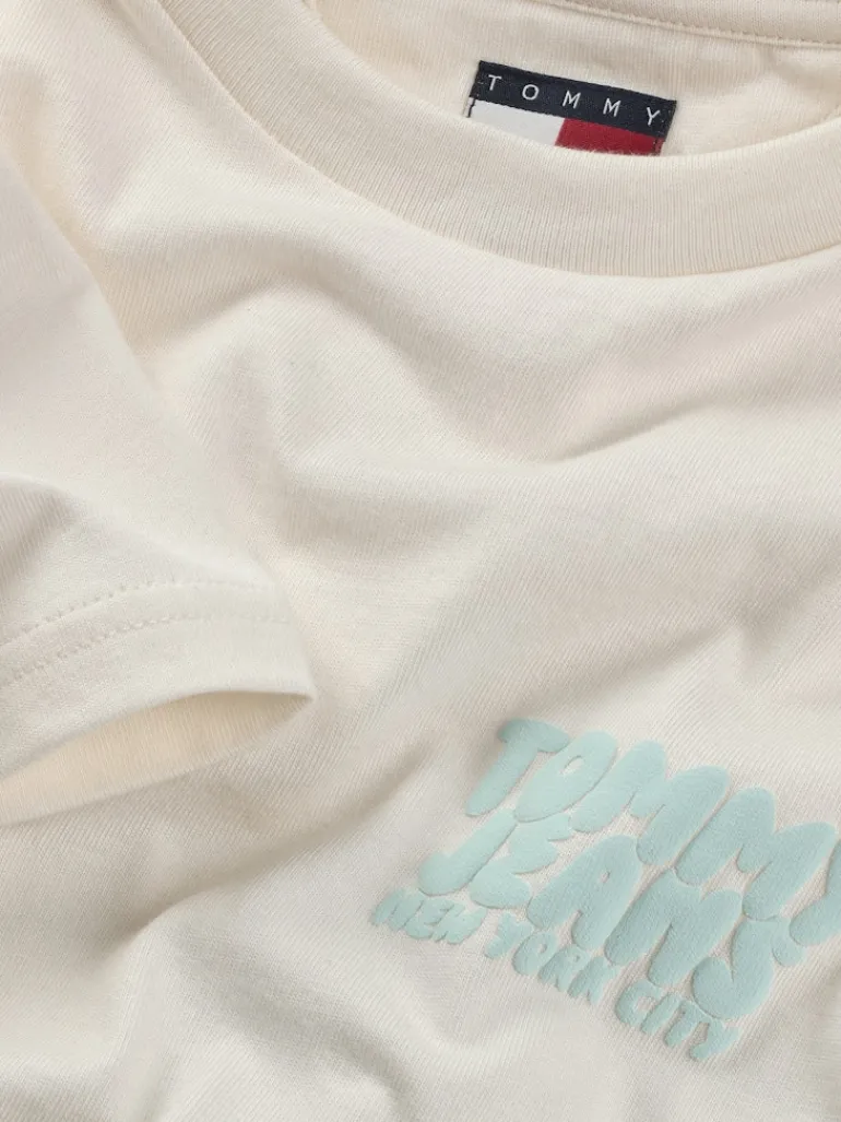 TJM REG BUBBLE BACK SS TEE EXT ancient white