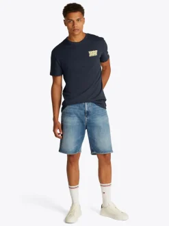 TJM REG BUBBLE BACK SS TEE EXT dark night navy