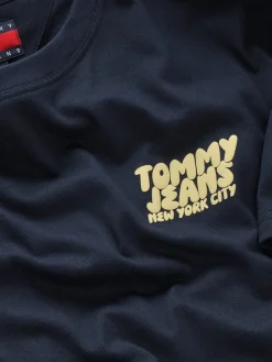 TJM REG BUBBLE BACK SS TEE EXT dark night navy