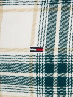 TJM REG CHECK FLANNEL SHIRT EXT ancient white check