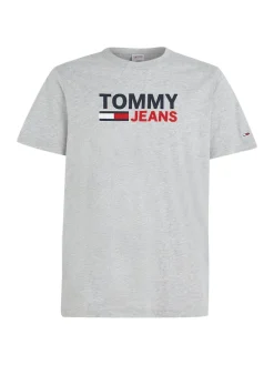 TJM REG CORP LOGO TEE lt grey htr