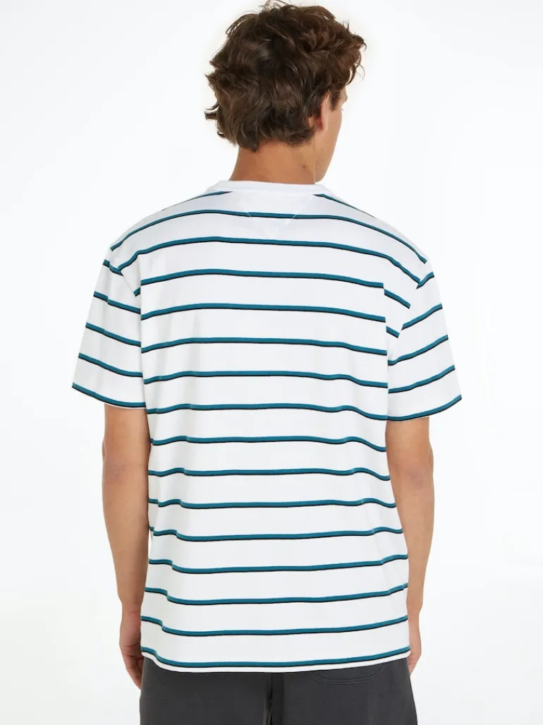 TJM REG EASY STRIPE TEE white