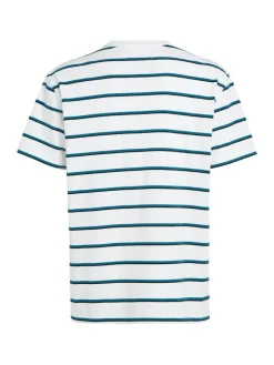 TJM REG EASY STRIPE TEE white