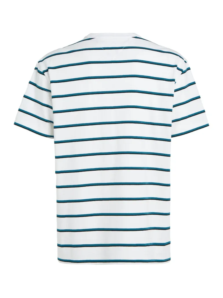 TJM REG EASY STRIPE TEE white