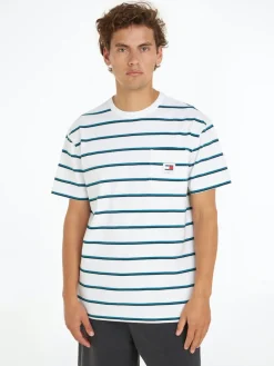 TJM REG EASY STRIPE TEE white