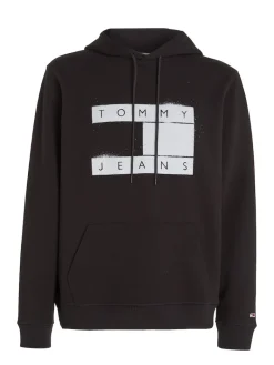TJM REG FLAG SPRAY HOODIE black