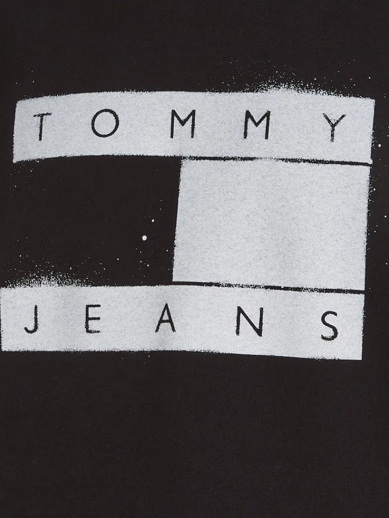 TJM REG FLAG SPRAY HOODIE black