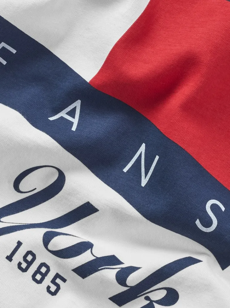 TJM REG HERITAGE FLAG TEE EXT ecru
