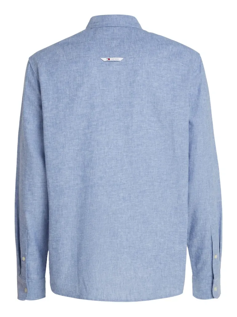 TJM REG LINEN BLEND SHIRT charmed