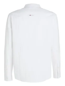 TJM REG LINEN BLEND SHIRT white