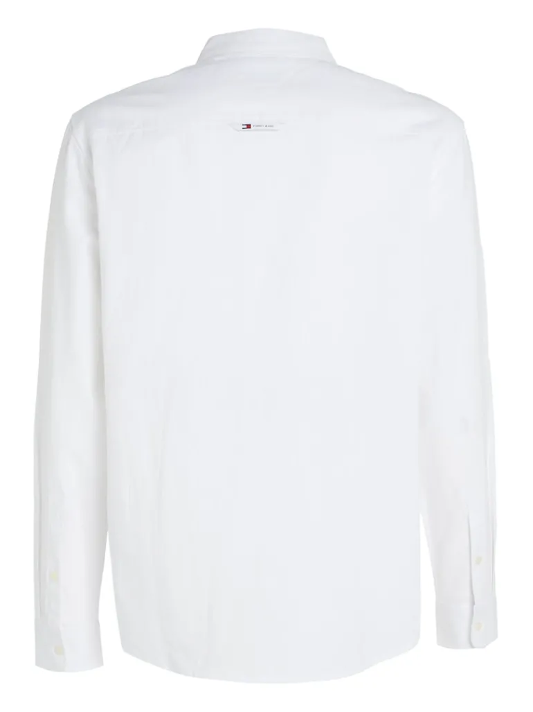 TJM REG LINEN BLEND SHIRT white
