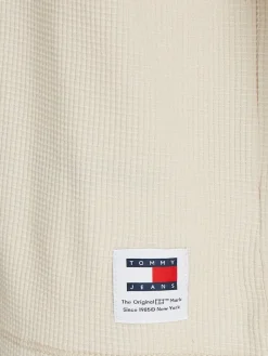 TJM REG LS WAFFLE TEE newsprint