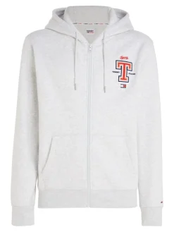 TJM REG MODERN SPORT T ZIPTHRU silver grey htr