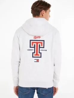 TJM REG MODERN SPORT T ZIPTHRU silver grey htr