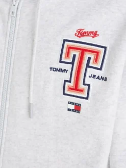 TJM REG MODERN SPORT T ZIPTHRU silver grey htr