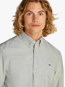 TJM REG OXFORD SHIRT EXT aruba green