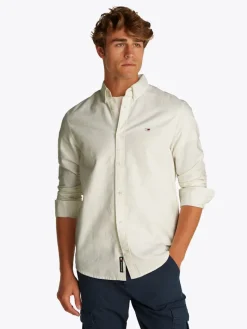TJM REG OXFORD SHIRT EXT ecru