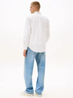TJM REG OXFORD SHIRT EXT ecru