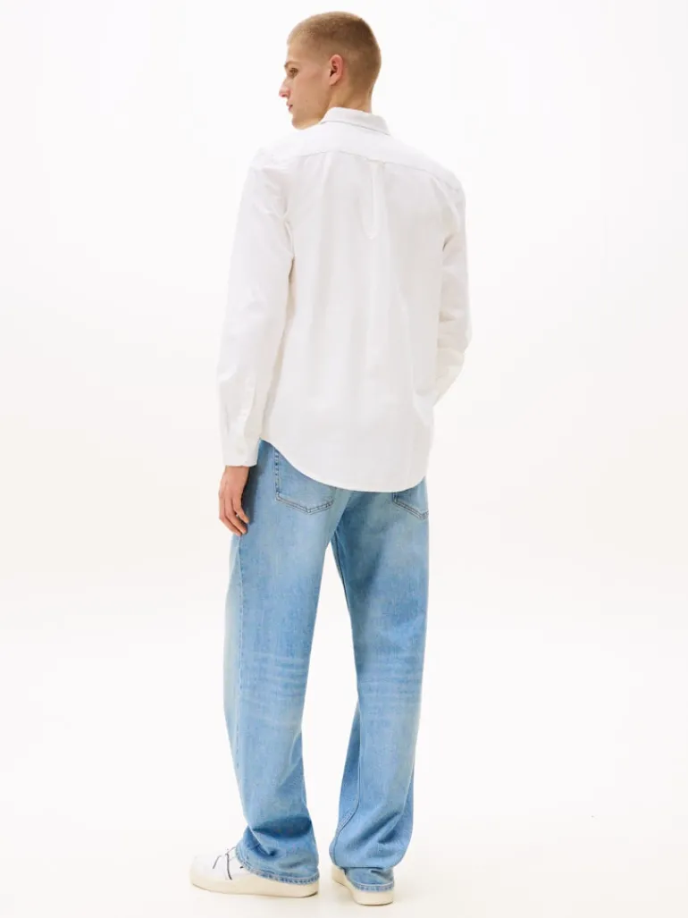 TJM REG OXFORD SHIRT EXT ecru