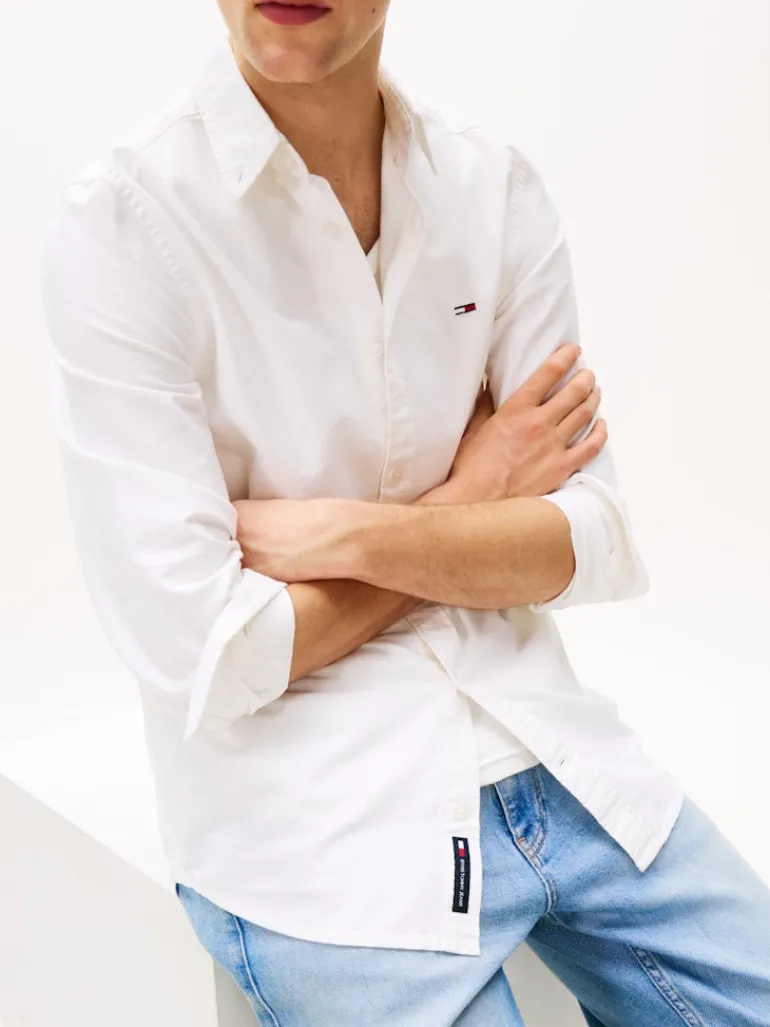 TJM REG OXFORD SHIRT EXT ecru