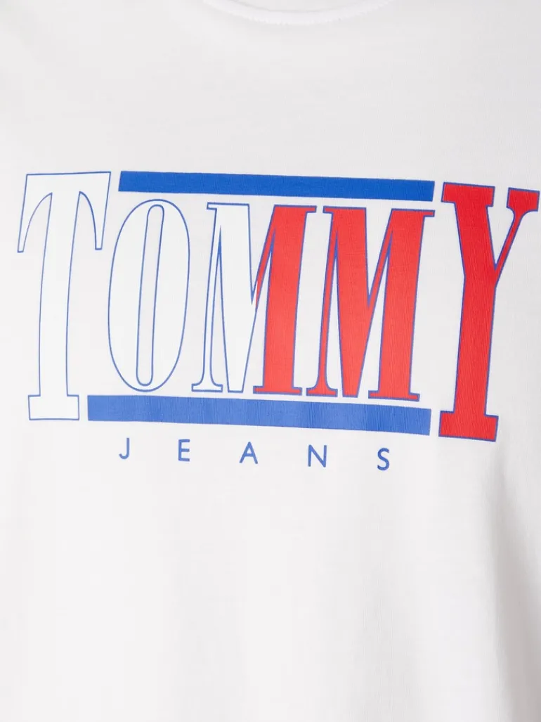 TJM REG RWB CENTERED LOGO TEE white