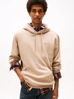 TJM REG S FLAG HOODIE EXT coastal taupe
