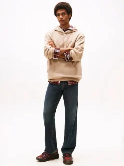 TJM REG S FLAG HOODIE EXT coastal taupe