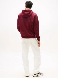 TJM REG S FLAG HOODIE EXT red wine