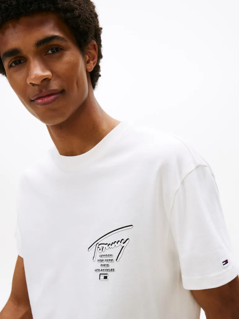 TJM REG SIGN CITY TEE EXT ancient white