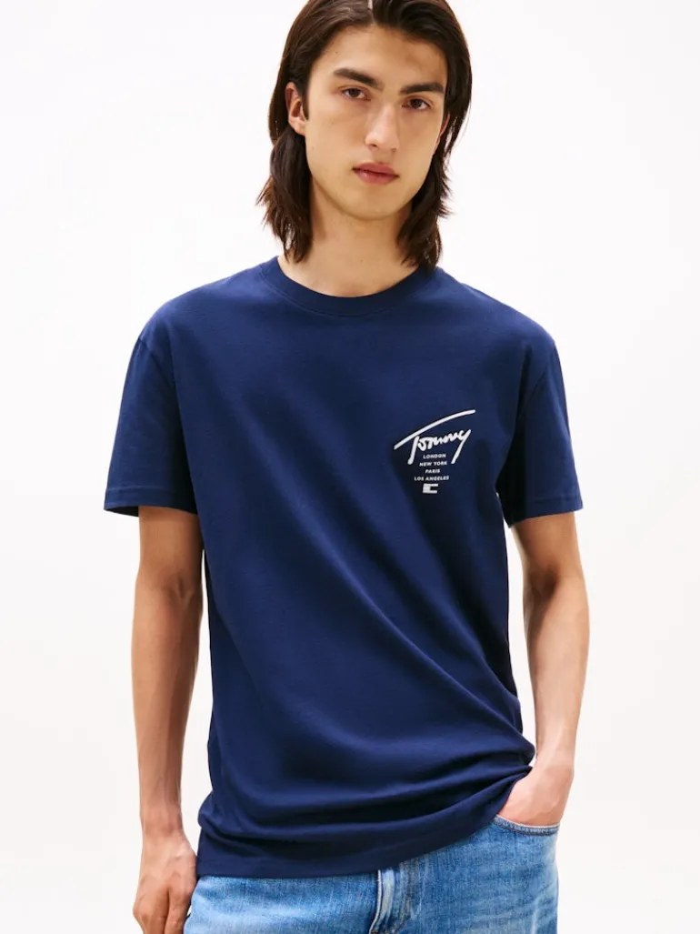 TJM REG SIGN CITY TEE EXT dark night navy