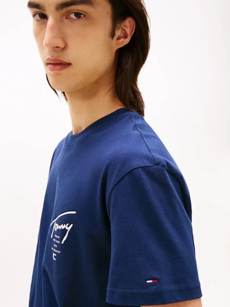 TJM REG SIGN CITY TEE EXT dark night navy