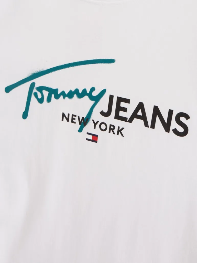 TJM REG SPRAY POP COLOR TEE EXT white