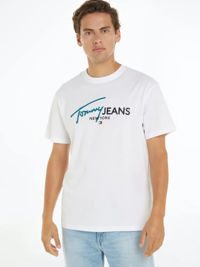 TJM REG SPRAY POP COLOR TEE EXT white