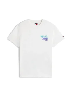 TJM REG STACK BACKPRINT TEE EXT ecru