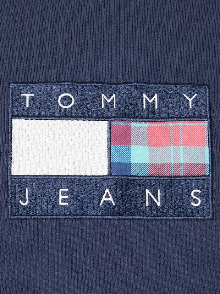 TJM REG TARTAN FLAG CREW twilight navy