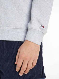 TJM REG TOMMY SPRAY PAINT HOODIE silver grey