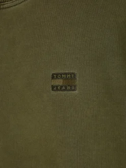 TJM REG TONAL BADGE CNECK drab olive green