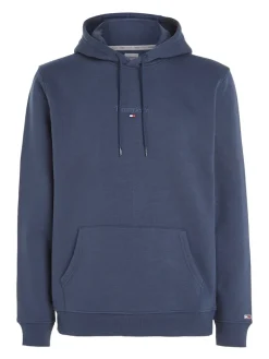 TJM REG TONAL LINEAR LOGO HOODIE twilight navy