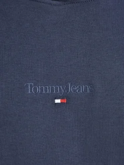TJM REG TONAL LINEAR LOGO HOODIE twilight navy