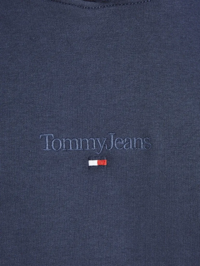 TJM REG TONAL LINEAR LOGO HOODIE twilight navy