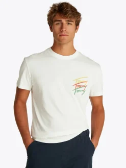 TJM REG TWISTED SIGNTR TEE EXT ecru