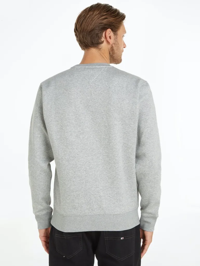 TJM REGULAR FLEECE C NECK lt grey htr