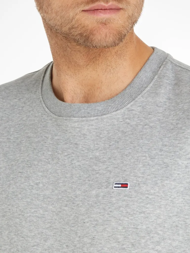 TJM REGULAR FLEECE C NECK lt grey htr