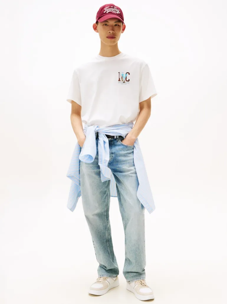 TJM RLX NOVELTY GRAPHIC 3 S/S T ecru