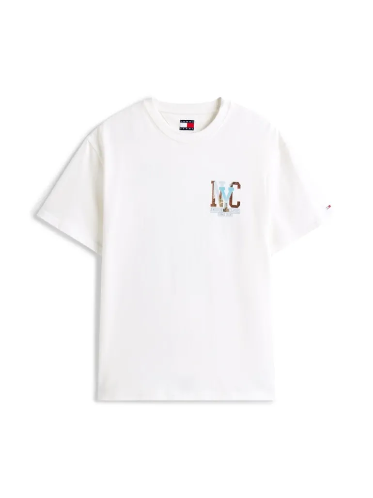 TJM RLX NOVELTY GRAPHIC 3 S/S T ecru