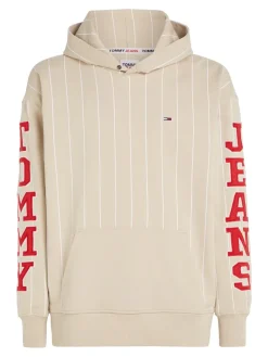 TJM RLX PINSTRIPE HOODIE beige