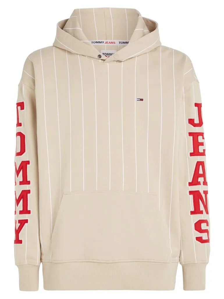 TJM RLX PINSTRIPE HOODIE beige