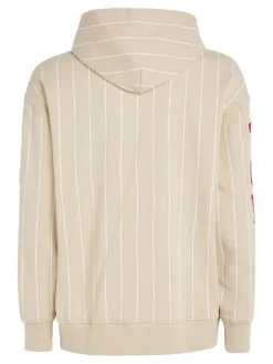 TJM RLX PINSTRIPE HOODIE beige